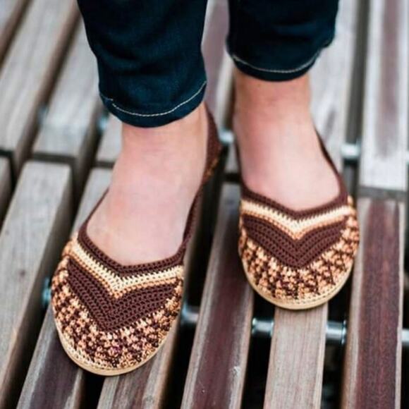 Poppy for Free People crocheted ballet flat NEW - Picture 2 of 12